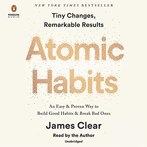 Atomic Habits audiobook cover