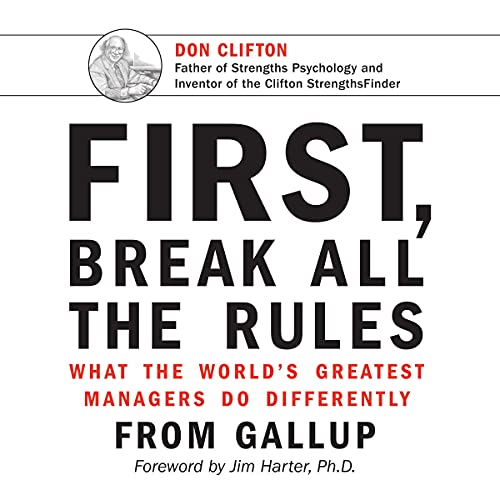 First, Break All the Rules audiobook cover