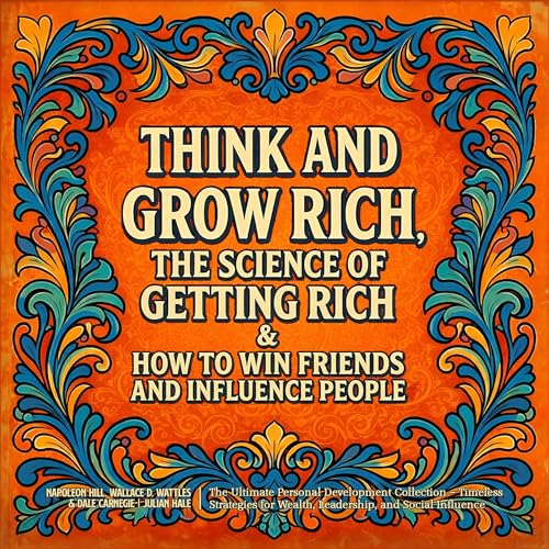 Think and Grow Rich, The Science of Getting Rich & How to Win Friends and Influence People audiobook cover