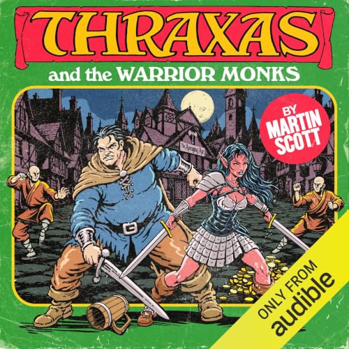 Thraxas and the Warrior Monks audiobook cover